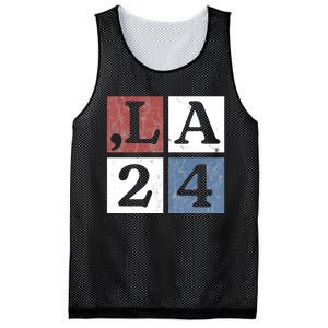 Kamala Comma La Harris 2024 Mesh Reversible Basketball Jersey Tank