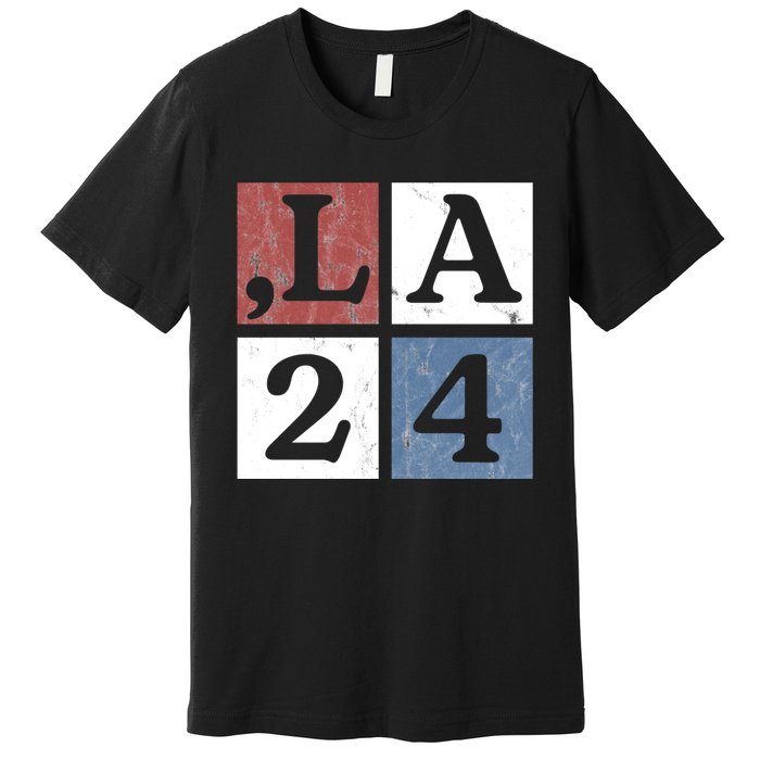 Kamala Comma La Harris 2024 Premium T-Shirt