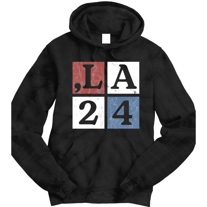 Kamala Comma La Harris 2024 Tie Dye Hoodie