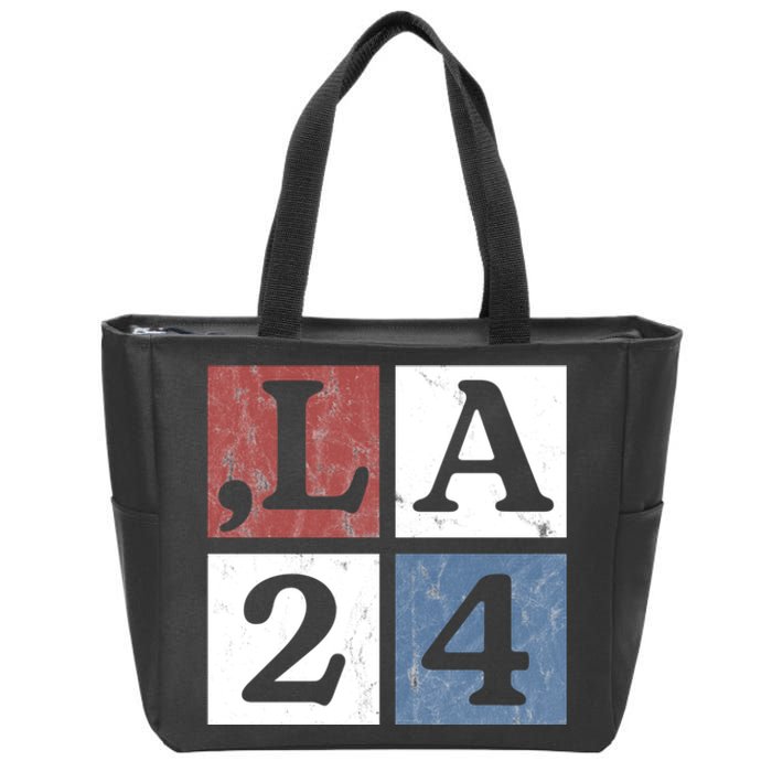 Kamala Comma La Harris 2024 Zip Tote Bag