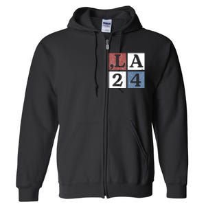 Kamala Comma La Harris 2024 Full Zip Hoodie