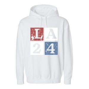 Kamala Comma La Harris 2024 Garment-Dyed Fleece Hoodie