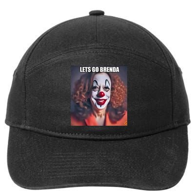 Kamala Clown LetS Go Brenda 7-Panel Snapback Hat