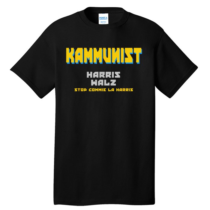 Kammunism Commie La Stop Comrade Kamala Harris Trump 2024 Tall T-Shirt