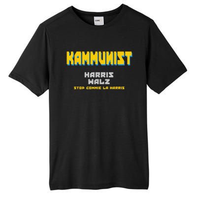 Kammunism Commie La Stop Comrade Kamala Harris Trump 2024 Tall Fusion ChromaSoft Performance T-Shirt