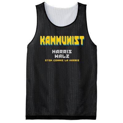 Kammunism Commie La Stop Comrade Kamala Harris Trump 2024 Mesh Reversible Basketball Jersey Tank