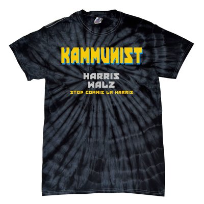 Kammunism Commie La Stop Comrade Kamala Harris Trump 2024 Tie-Dye T-Shirt