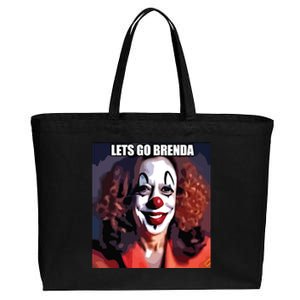 Kamala Clown Lets Go Brenda Cotton Canvas Jumbo Tote