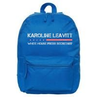Karoline Caroline Leavitt White House Press Secretary 16 in Basic Backpack