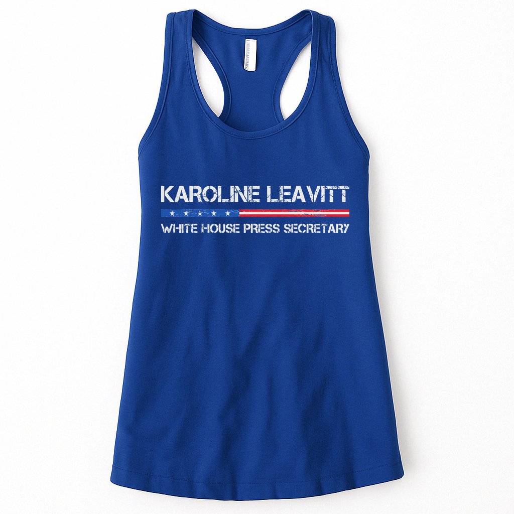 Karoline Caroline Leavitt White House Press Secretary Womens Tank Top