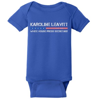 Karoline Caroline Leavitt White House Press Secretary Baby Bodysuit