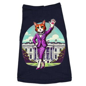 Kamala Cat Lady 2024 Stylish White House Election Fun Doggie Tank