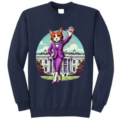 Kamala Cat Lady 2024 Stylish White House Election Fun Sweatshirt