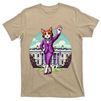 Kamala Cat Lady 2024 Stylish White House Election Fun T-Shirt