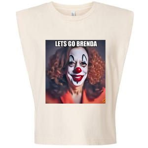 Kamala Clown Lets Go Brenda Garment-Dyed Women's Muscle Tee