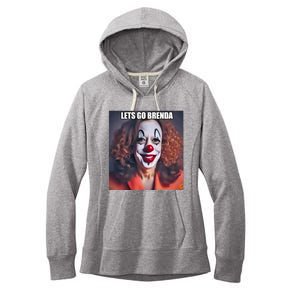 Kamala Clown Lets Go Brenda Women's Fleece Hoodie