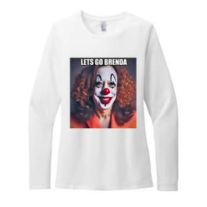 Kamala Clown Lets Go Brenda Womens CVC Long Sleeve Shirt