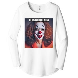 Kamala Clown Lets Go Brenda Women's Perfect Tri Tunic Long Sleeve Shirt