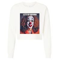 Kamala Clown Lets Go Brenda Cropped Pullover Crew