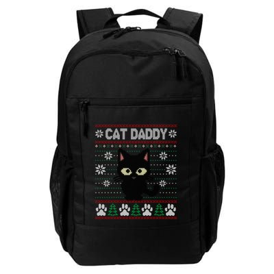 Kitty Cat Lover Xmas Cat Daddy Ugly Christmas Daily Commute Backpack