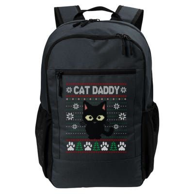 Kitty Cat Lover Xmas Cat Daddy Ugly Christmas Daily Commute Backpack