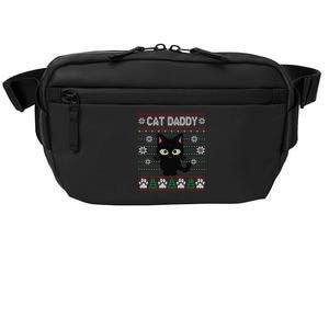 Kitty Cat Lover Xmas Cat Daddy Ugly Christmas Crossbody Pack