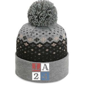 Kamala Comma La Harris 2024 The Baniff Cuffed Pom Beanie