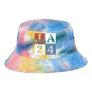 Kamala Comma La Harris 2024 Tie Dye Newport Bucket Hat