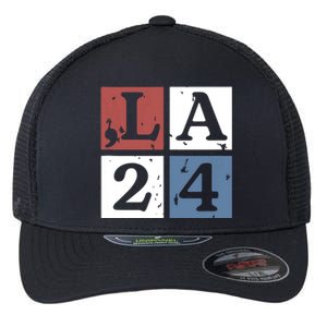 Kamala Comma La Harris 2024 Flexfit Unipanel Trucker Cap