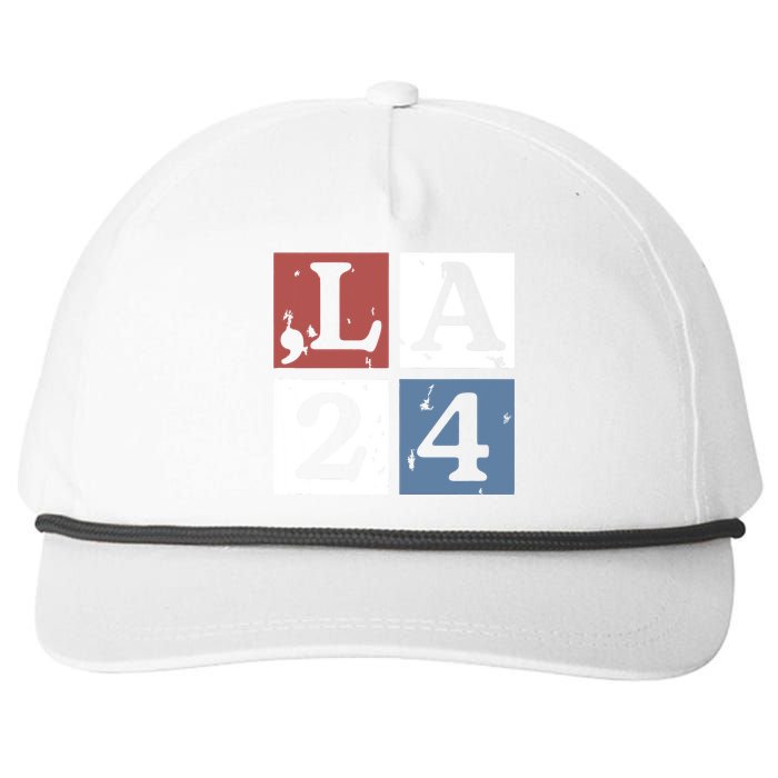 Kamala Comma La Harris 2024 Snapback Five-Panel Rope Hat