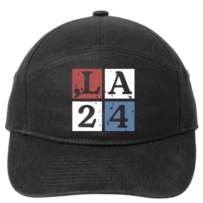 Kamala Comma La Harris 2024 7-Panel Snapback Hat