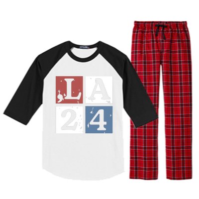 Kamala Comma La Harris 2024 Raglan Sleeve Pajama Set