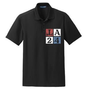 Kamala Comma La Harris 2024 Dry Zone Grid Polo