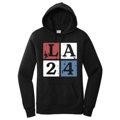 Kamala Comma La Harris 2024 Women's Pullover Hoodie