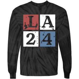 Kamala Comma La Harris 2024 Tie-Dye Long Sleeve Shirt