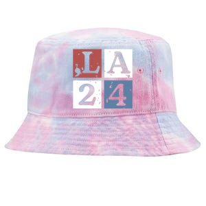 Kamala Comma La Harris 2024 Tie-Dyed Bucket Hat