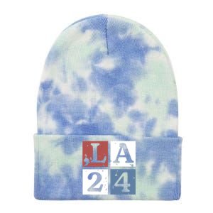 Kamala Comma La Harris 2024 Tie Dye 12in Knit Beanie