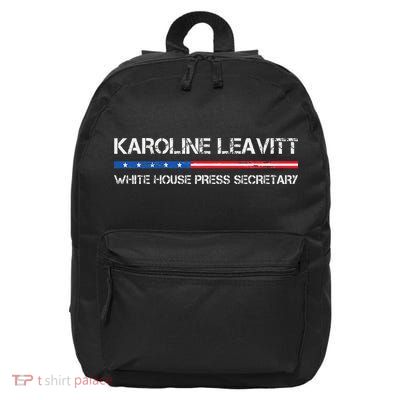 Karoline Caroline Leavitt White House Press Secretary 16 in Basic Backpack