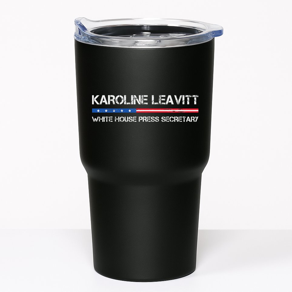 Karoline Caroline Leavitt White House Press Secretary Tumbler
