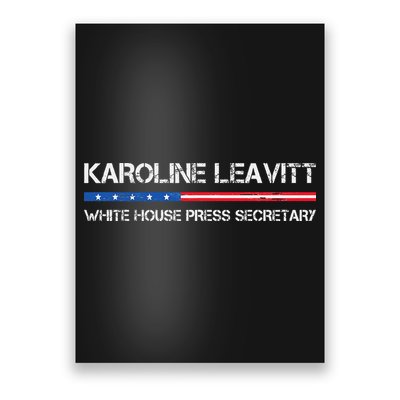 Karoline Caroline Leavitt White House Press Secretary Poster