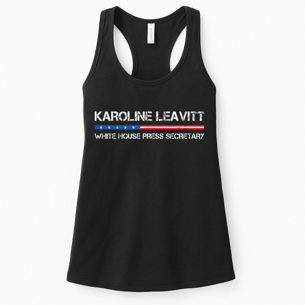 Karoline Caroline Leavitt White House Press Secretary Womens Tank Top