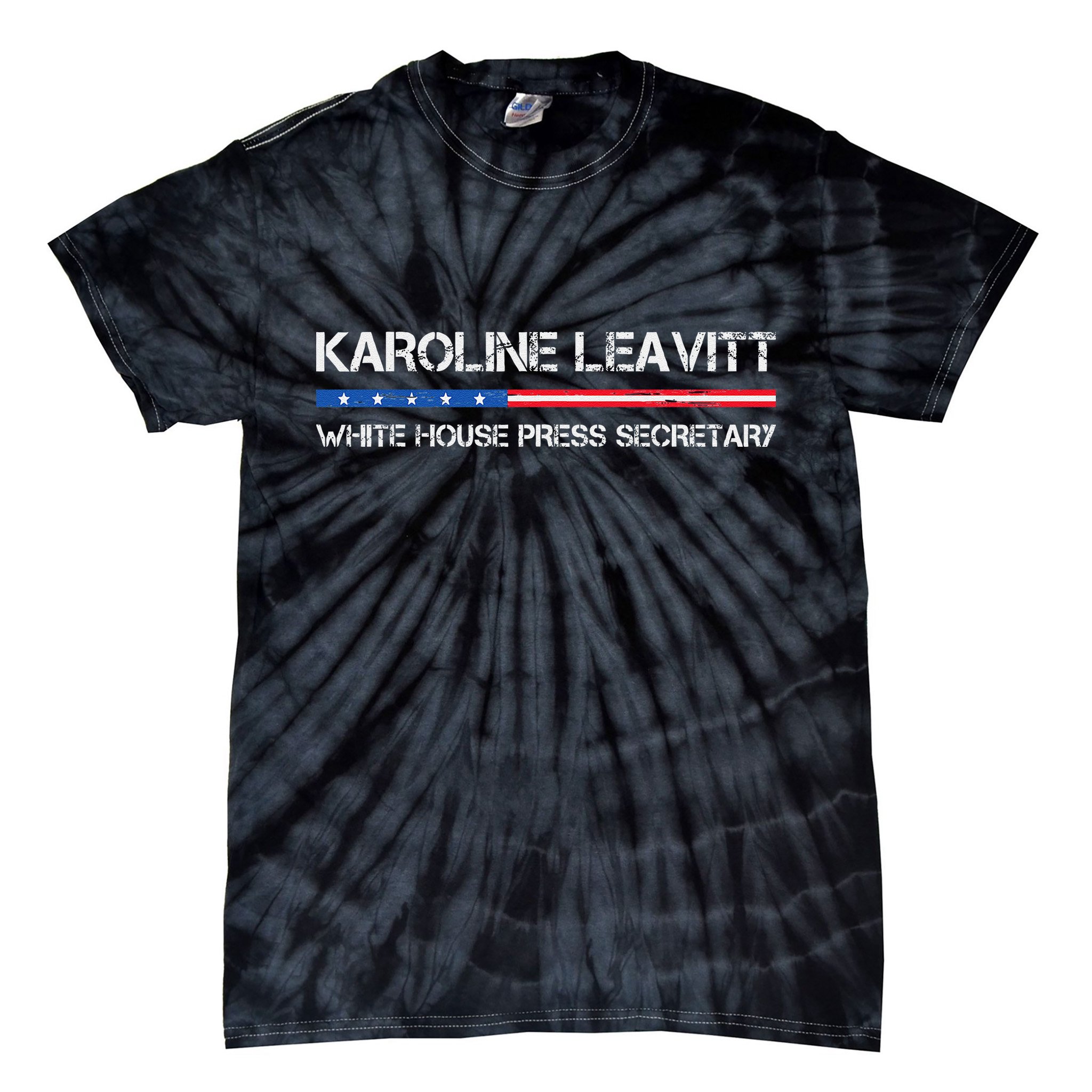 Karoline Caroline Leavitt White House Press Secretary Tie-Dye T-Shirt