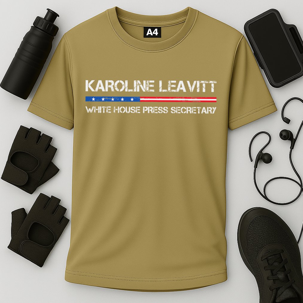 Karoline Caroline Leavitt White House Press Secretary Cooling Performance Crew T-Shirt