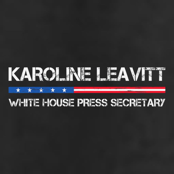 Karoline Caroline Leavitt White House Press Secretary 7 Panel Mesh Trucker Snapback Hat