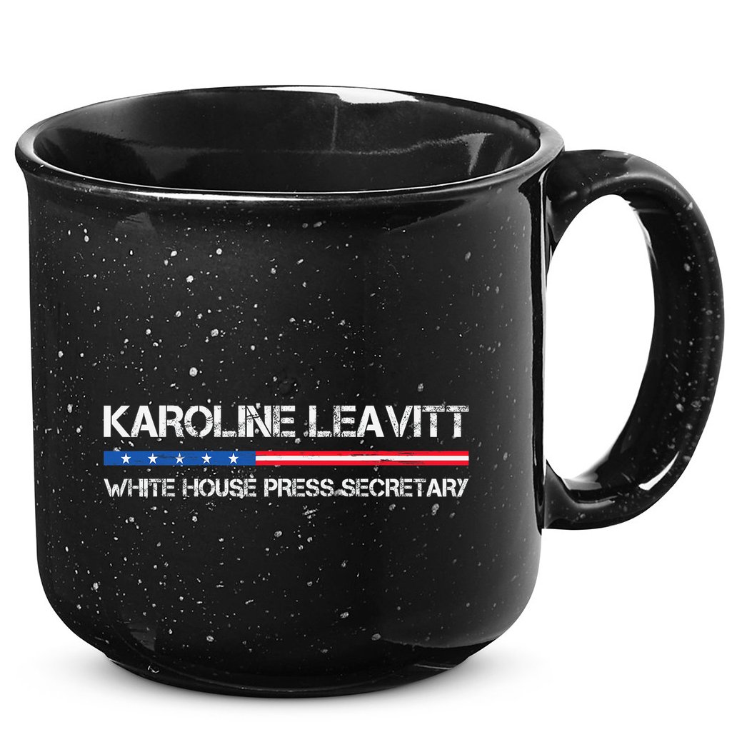 Karoline Caroline Leavitt White House Press Secretary 15oz Campfire Ceramic Mug