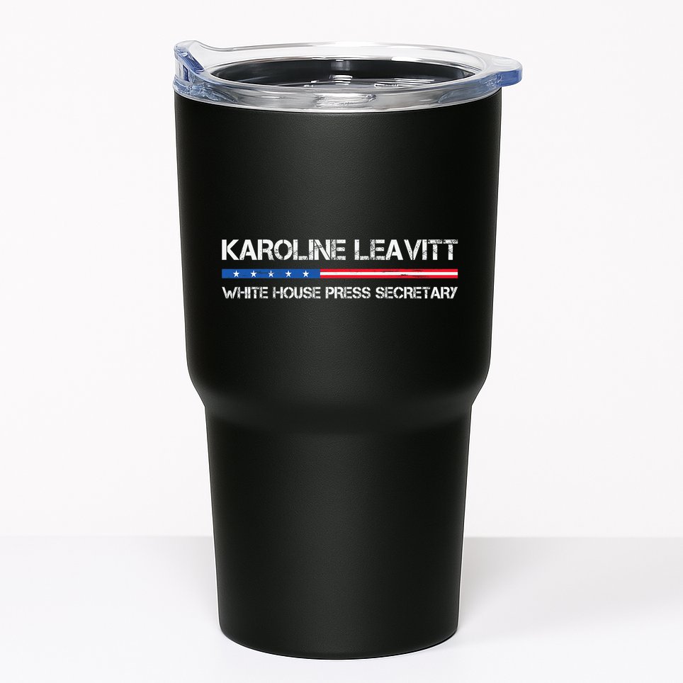 Karoline Caroline Leavitt White House Press Secretary Tumbler