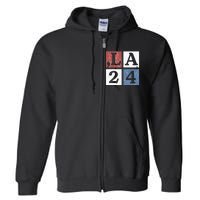 Kamala Comma La Harris 2024 Full Zip Hoodie