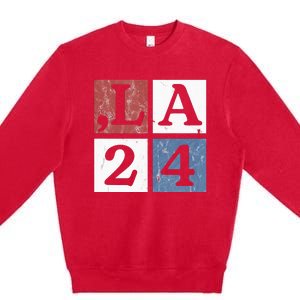 Kamala Comma La Harris 2024 Premium Crewneck Sweatshirt