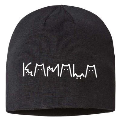 Kamala Cat Letter Font Design Sustainable Beanie