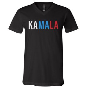 Kamala Comma La V-Neck T-Shirt